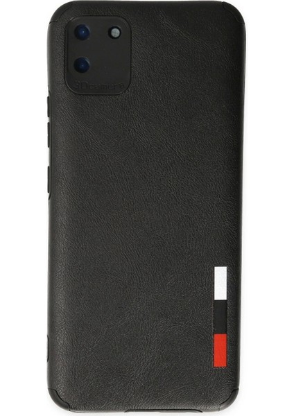 Realme C11 Kılıf Loop Deri Silikon - Siyah