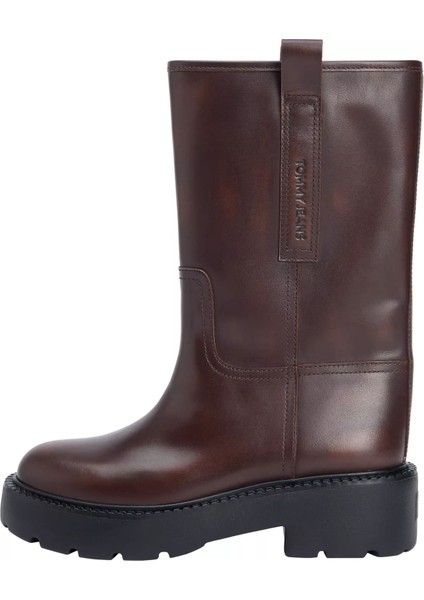 Kadın Kalın Tabanlı Bot - Kahverengi fiyatları