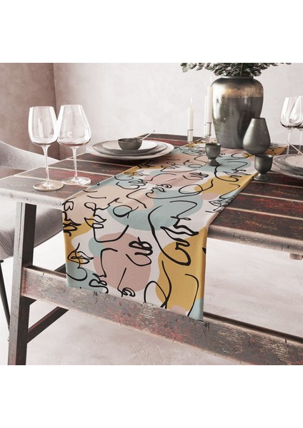 Silüet Desenli 50X140 cm Runner fiyatları