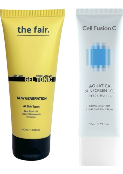 Multi Vitamin Jel Tonik 30 ml ve Cell Fusion C Laser Güneş Kremi 50 ml