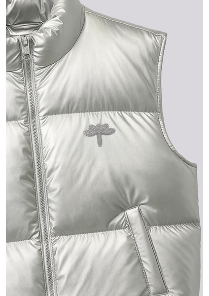 Bg Store Kız Çocuk Gümüş Yelek modelleri