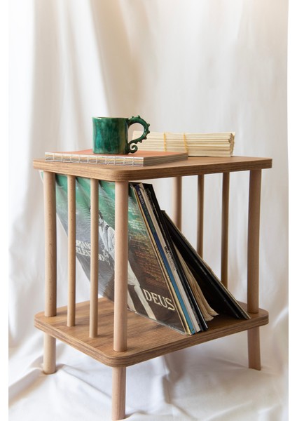 YPR Wood Tekli Komodin- Ahşap 30X40X43 Demonte