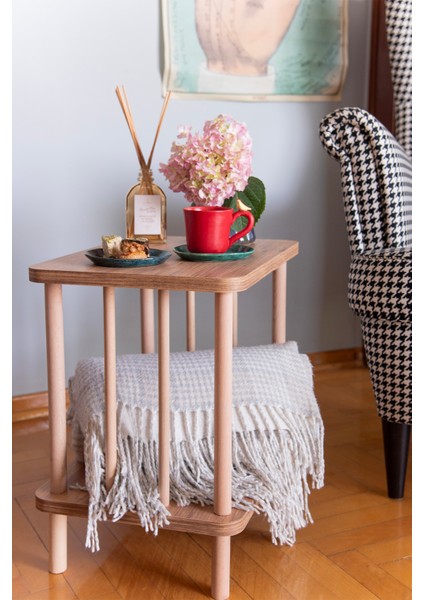 YPR Wood Tekli Komodin- Ahşap 30X40X43 Demonte indirimleri