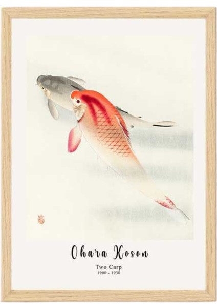 Ohana Koson | Çerçeveli Mdf Sanat Tablosu | Modern Ev Ofis Dekorasyonu