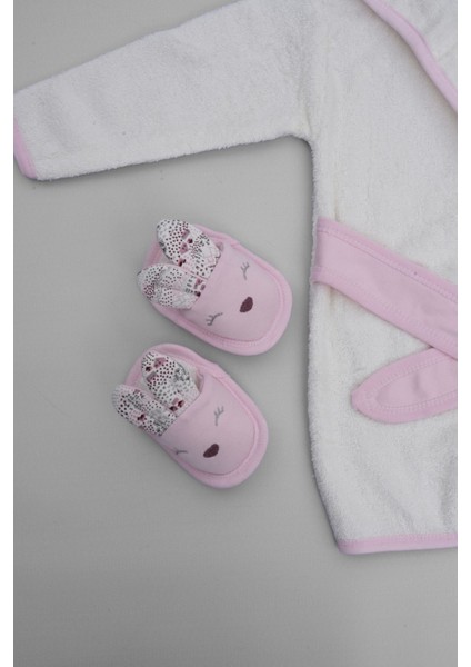 4 Parça %100 Pamuk Bebek Bornoz Takımı indirimleri