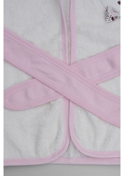 4 Parça %100 Pamuk Bebek Bornoz Takımı