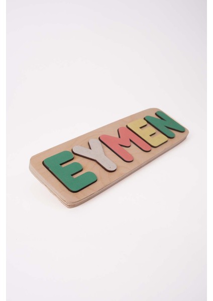 Ahşap Oyuncak İsimlik Puzzle 3-4-5 Harf Unisex Çocuk için İsme Özel Montessori Oyuncak Yeni Yaş Hediyesi fiyatları