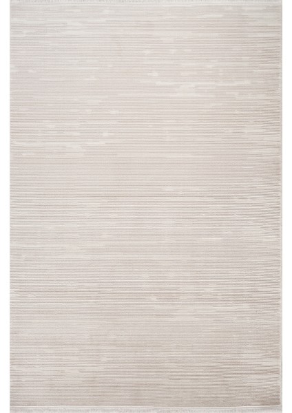 Halı Safran 8152 Bej Yumuşak Dokulu Düz Desenli Dokuma Modern Kaliteli Şık Halı