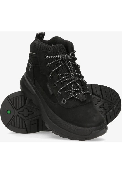 Mid Lace Up Çocuk Siyah Outdoor Bot.- fiyatları