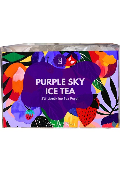 Purple Sky Ice Tea Pack - Soğuk Çay Paketi, 5X20 gr