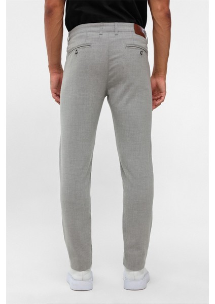 Gri Slim Desenli Pantolon fırsatları