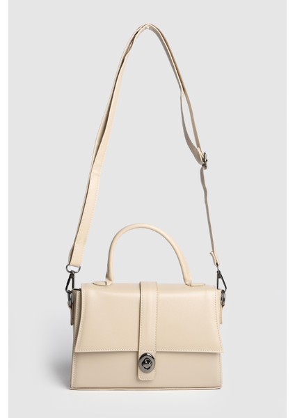 Lagraccio Paris Kadın Cals Kutu El ve Askılı Çanta Vizon modelleri