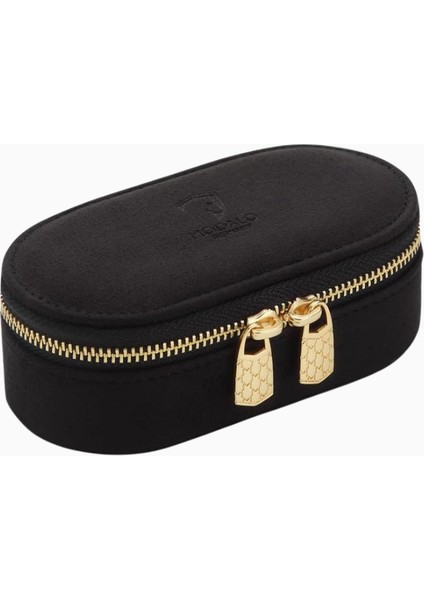 Kadife Mücevher Kutusu, Fermuarlı, Kompakt ve Şık Saklama