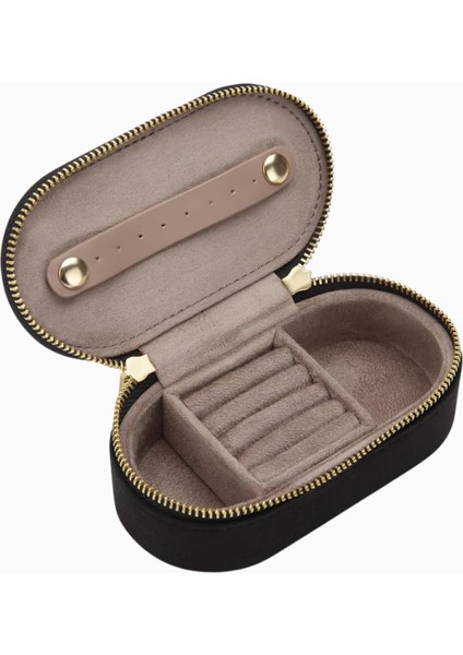 Kadife Mücevher Kutusu, Fermuarlı, Kompakt ve Şık Saklama fiyatları