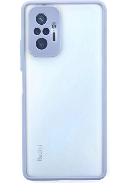 Xiaomi Redmi Note 10 Pro Kılıf Montreal Silikon Kapak - Gri