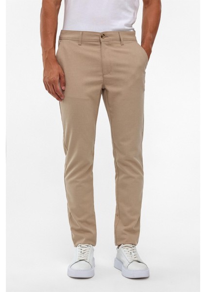 Bej Slim Desenli Pantolon fiyatları