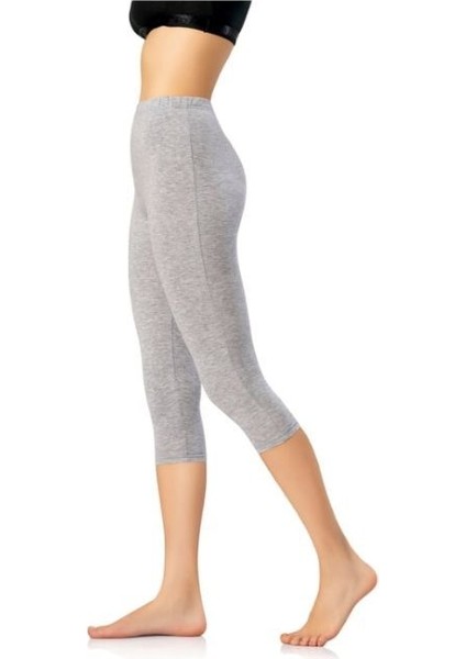 Kota 3'lü Penye Kadın Kapri (Diz Altı) Tayt