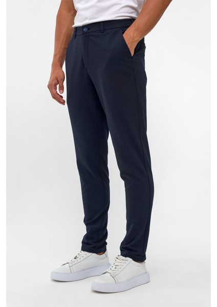 Lacivert Slim Düz Jogger Pantolon fiyatları