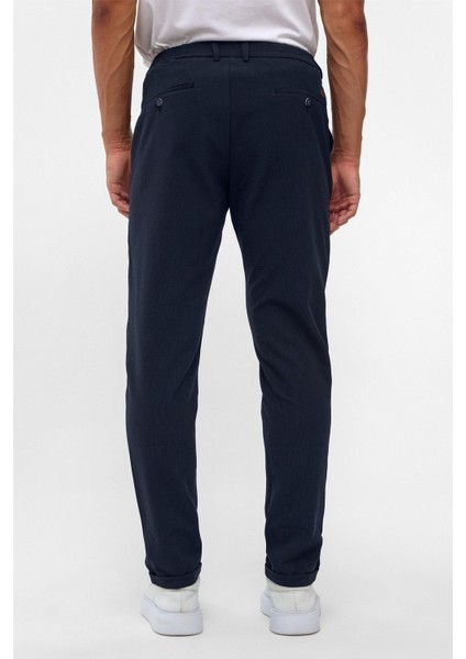 Lacivert Slim Düz Jogger Pantolon indirimleri