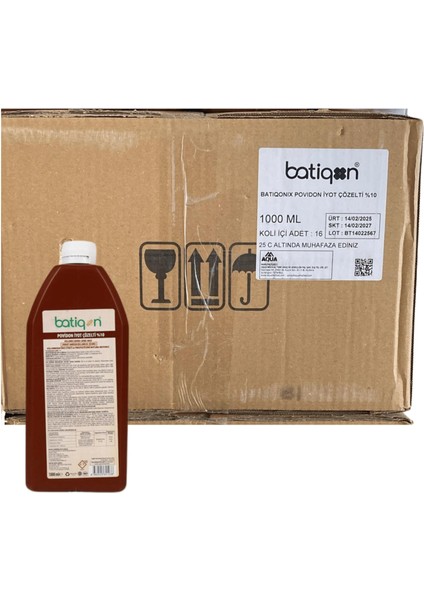 Aqua - Batikon 1 Lt - 16 Adet 1 Koli