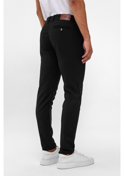 Siyah Slim Desenli Pantolon indirimleri