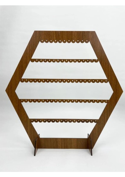 Kahverengi Dekoratif Takı Standı, Şık ve Düzenli Askı Organizer Modeli fiyatları