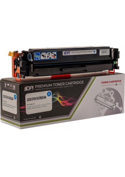 Hp 203X Cyan Muadil Toner 3400 Sayfa Baskı