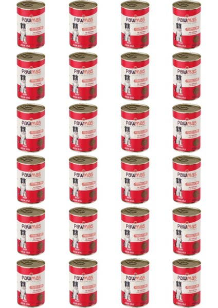 Sığır Etli Yetişkin Köpek Konservesi 400 GRX24 Adet