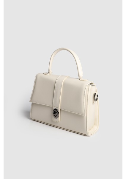 Lagraccio Paris Kadın Cals Kutu El ve Askılı Çanta Krem fiyatları