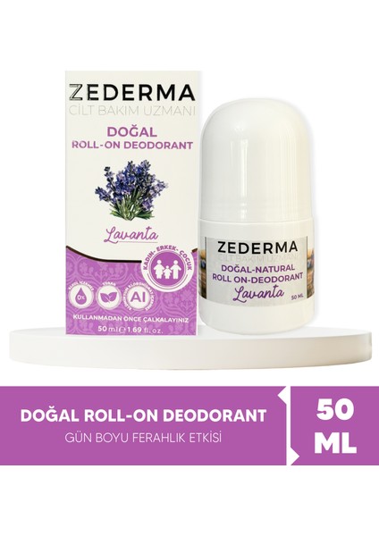Doğal Roll-On Deodorant Lavanta