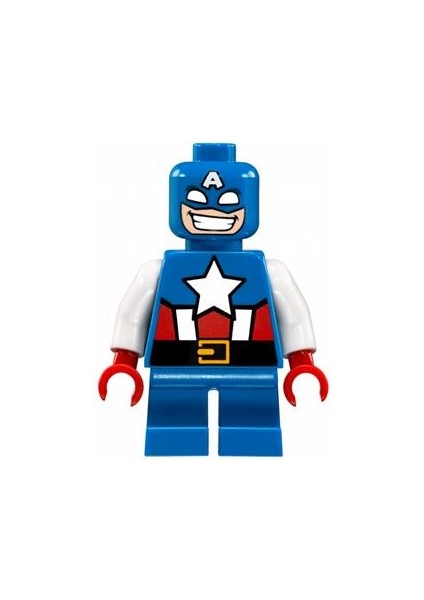 Minifigür Captain America Short Legs SH0250