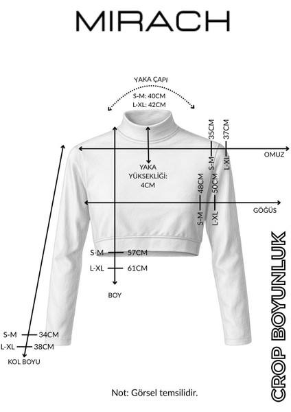 Mırach Kadın Uzun Kollu Crop Boyunluk Set Siyah Beyaz – Çok Yönlü ve Modern