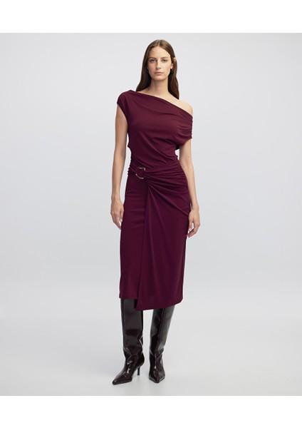 Metal Tokalı Örme Elbise IW6250002146035 fiyatları