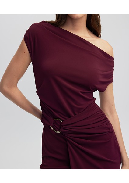 Metal Tokalı Örme Elbise IW6250002146035 modelleri