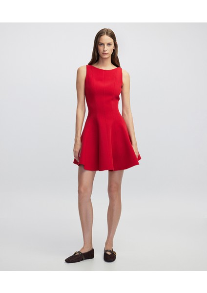 Volanlı Mini Elbise IW6250002147034