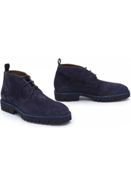 El Yapımı Lacivert Süet Bot modelleri