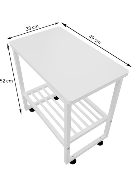 Legno Sehpa Metal Ahşap Komodin Siyah fırsatları