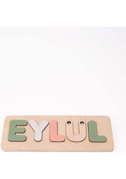 Eğitici Oyuncak Ahşap İsimlik 3-4-5 Harf Soft Çocuk için Montessori Oyuncak Kişiselleştirilmiş Ürün modelleri