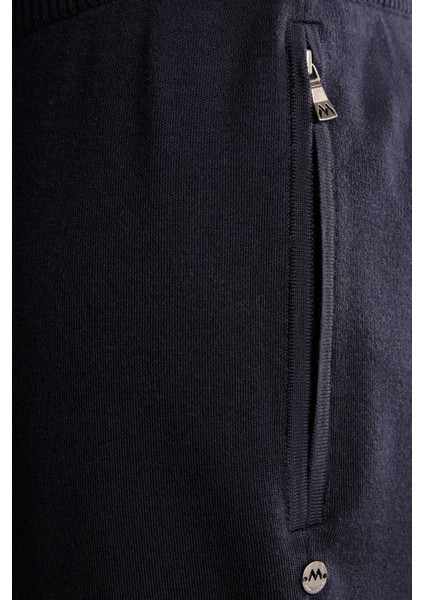 Lacivert Merino Yün Activewear Triko Pantolon indirimleri