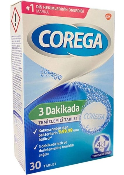 Diş Protezi Temizleyici Tablet (30 TABLET)-MFREYON00415