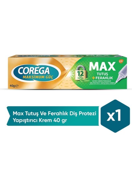 Max Tutuş Ferahlatıcı Protez Yapıştırıcı Krem 40 g – Güçlü, Uzun Süreli ve Nefes Tazeleyen Sabitleme fiyatları