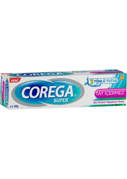 Tat Içermez Diş Protez Yapıştırıcı Krem 40 gr