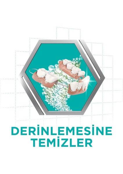 Protez Diş Temizleyici 30 Tablet Anti Alerjik Antibakteriyel Beyazlatıcı Nane Aromalı indirimleri