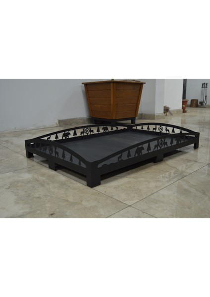 FS-105-D Doğa Desenli Lazer Kesim Soba Altlığı (60*90) fiyatları