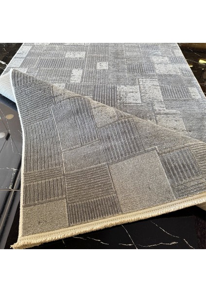 Ipek 1134 Koyu Gri Yün Tuşeli Akrilik Pamuk Tabanlı Halı indirimleri