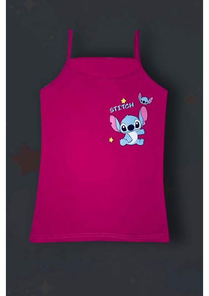 5'li Kız Çocuk Stıtch Baskılı Pamuklu Atlet indirimleri