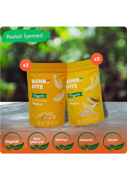 ORGANİK ÇITIR KAVUN & KURUTULMUŞ KAVUN 6'LI PAKETİ