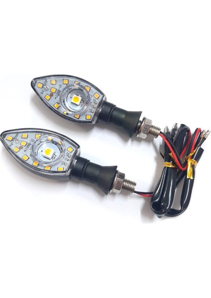 Motosiklet Sarı LED Sinyal Takımı