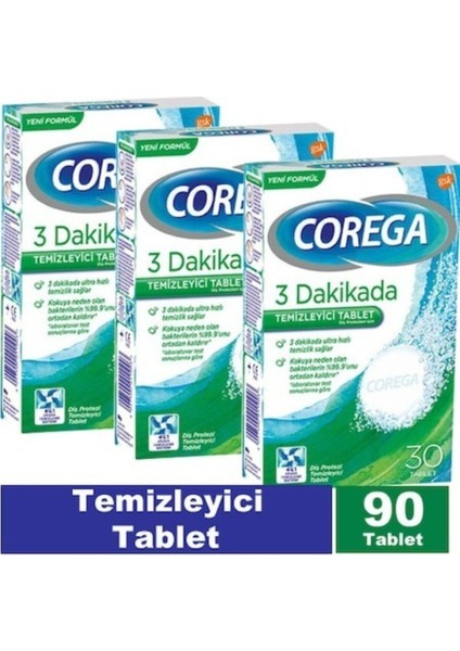 Diş Temizleyici Tablet 30'lu - 3 Adet