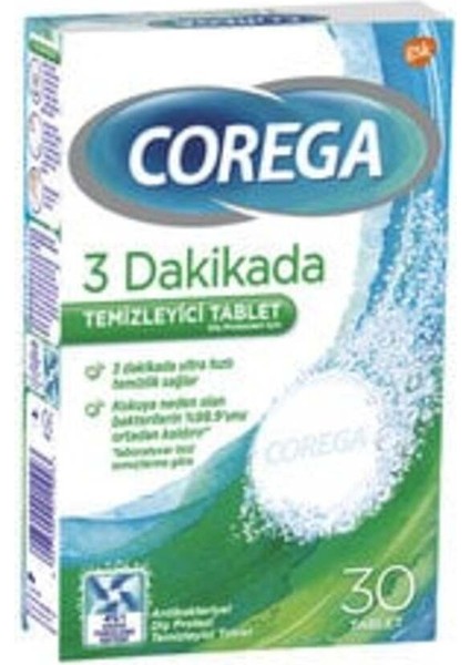 Diş Protezi Temizleyici Tablet 30'lu ( 1 Adet )